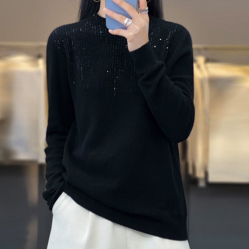 Popular Long Sleeve Round Neck Sweater