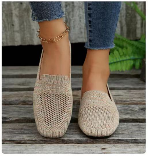 Round Toe Flat Shallow Casual Shoes