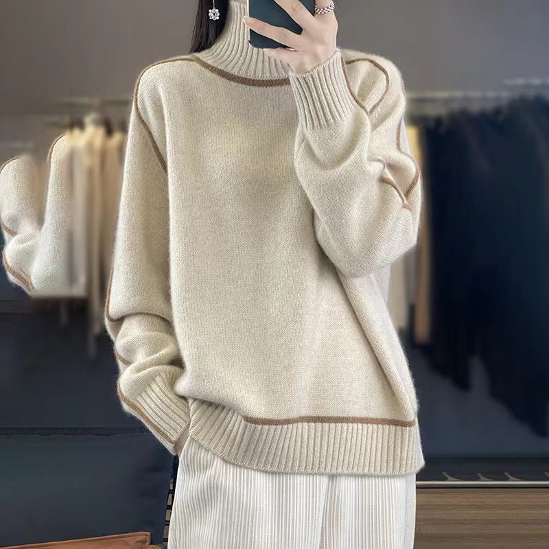 Slim Knitted Bottoming Sweater