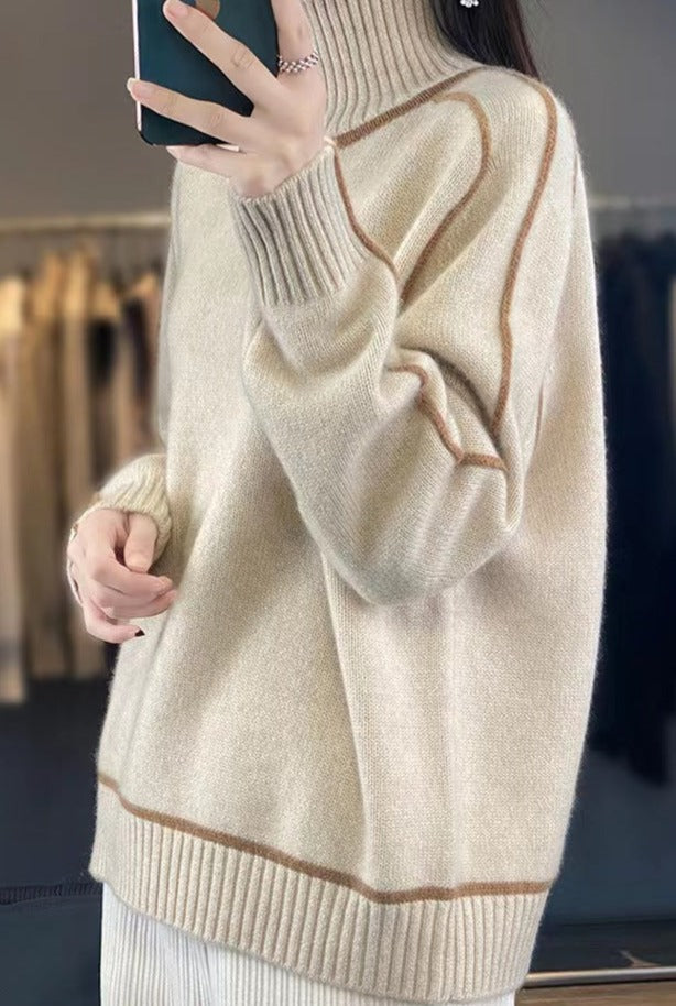 Slim Knitted Bottoming Sweater