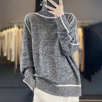 Slim Knitted Bottoming Sweater