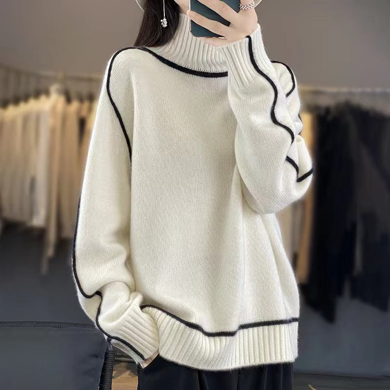 Slim Knitted Bottoming Sweater