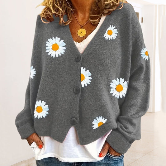 Chrysanthemum Sweater Women's Cardigan