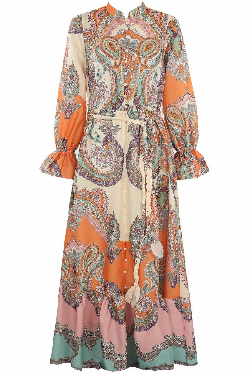 Sienna Paisley Print Maxi Dress