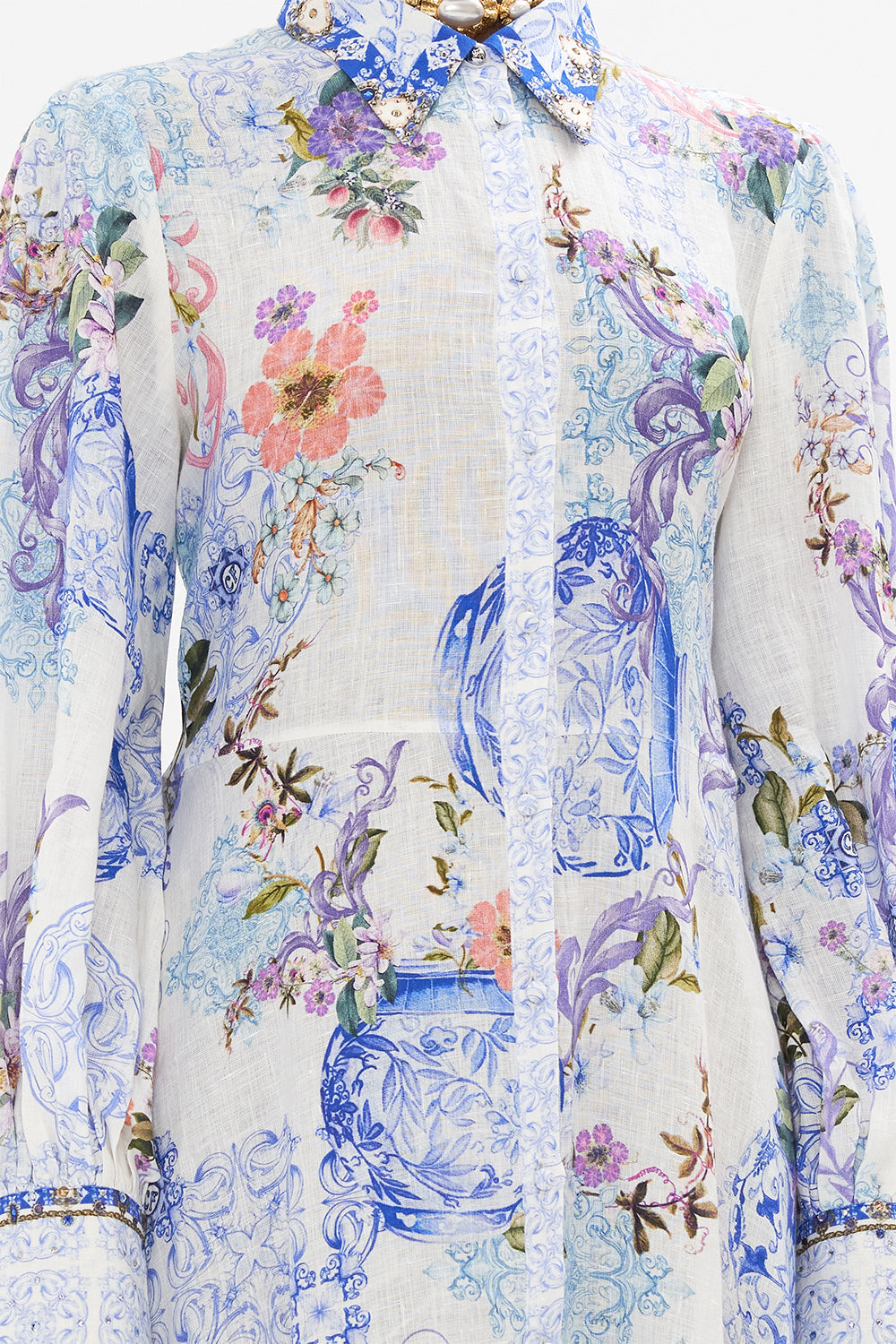 Waist Tie Shirt Dress