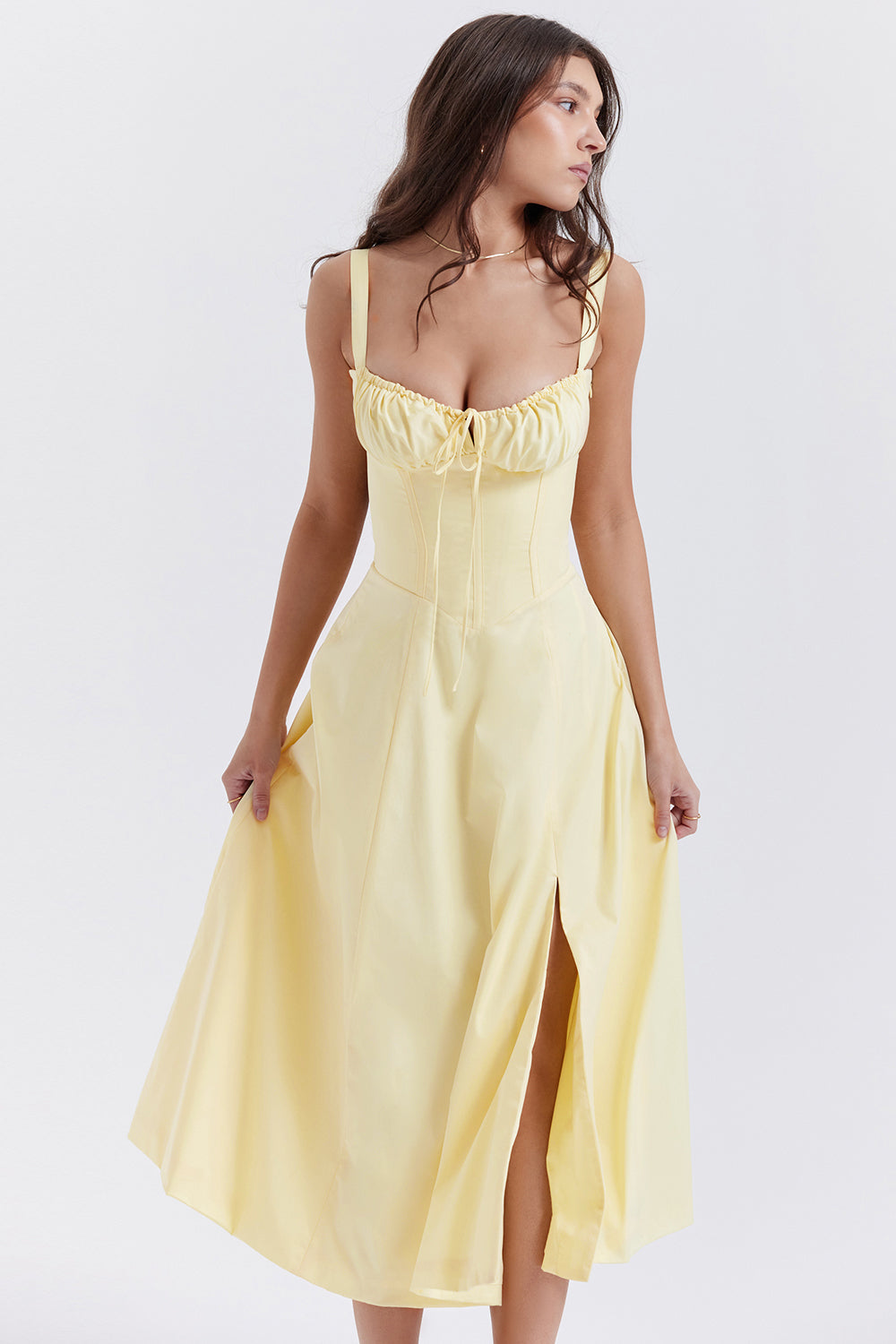 French bustier sundress