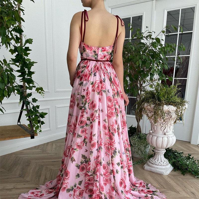 Rose terrace gown