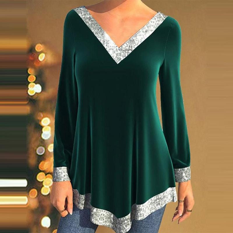 Plus Size Slim Long Sleeve T-shirt