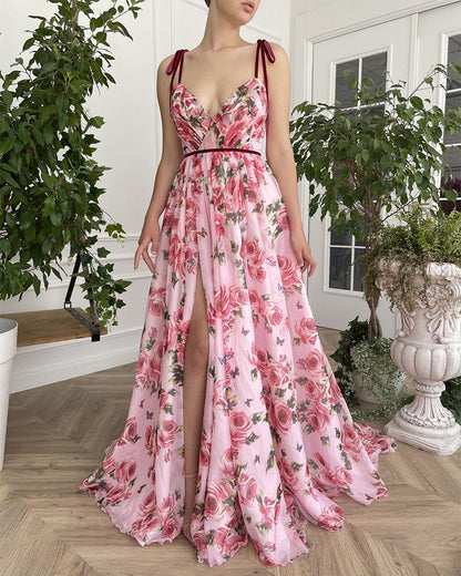 Rose terrace gown