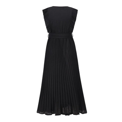 Fashion Chiffon Pleated Dress